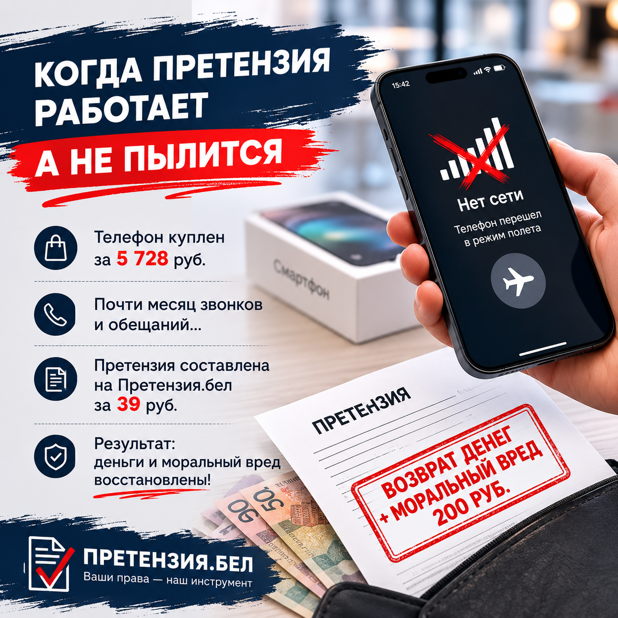 История одного обращения на Претензия.бел
